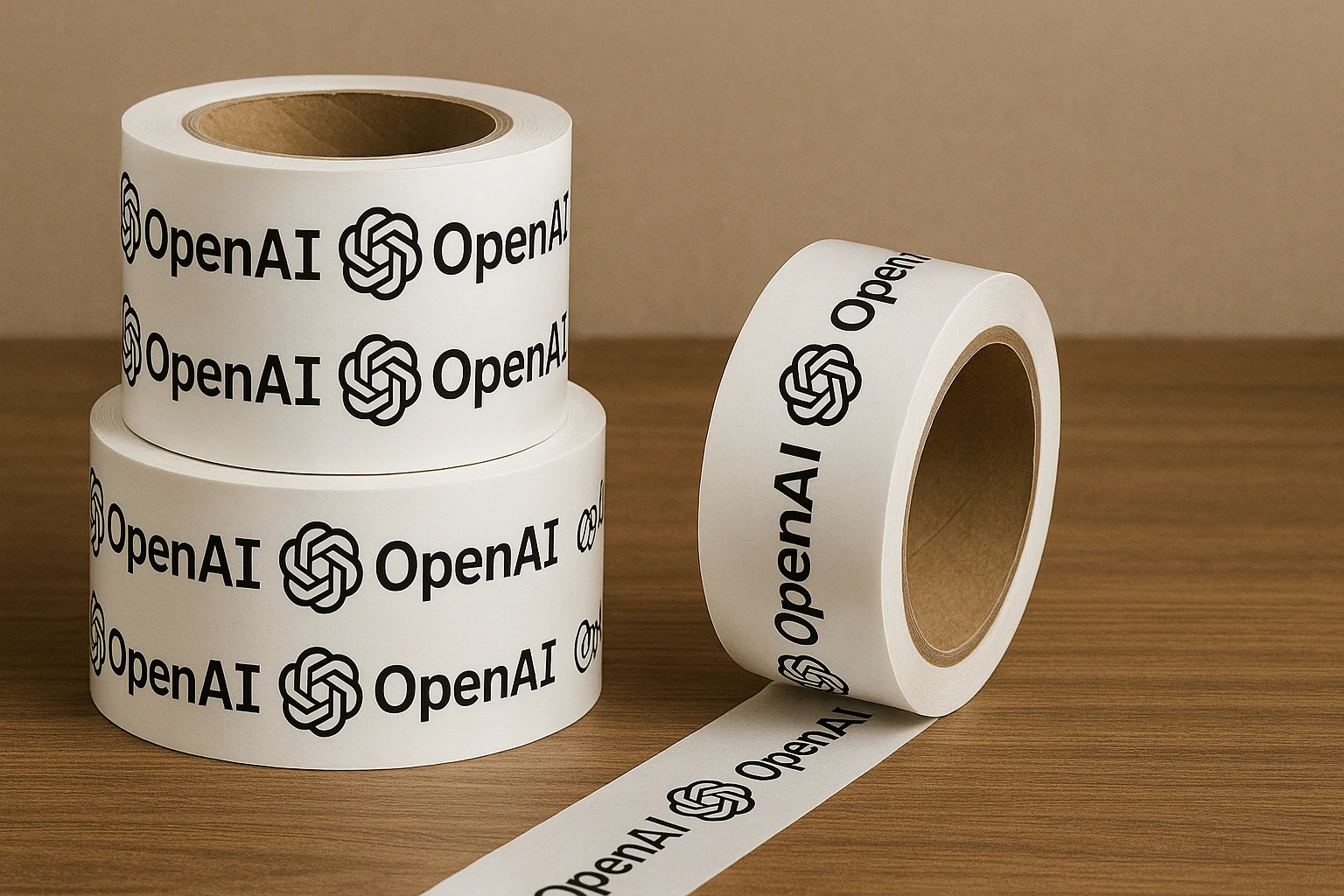 Cintas adhesivas impresas con logotipo para empaque